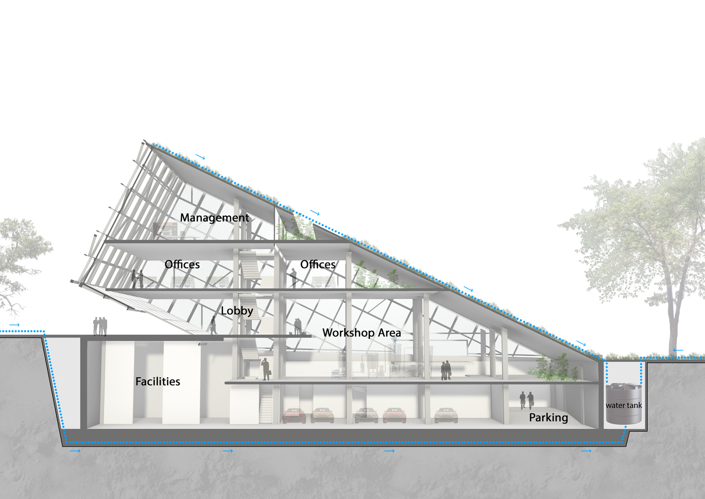 The new incubator and office building Turbosealtech designed by New Wave Architecture